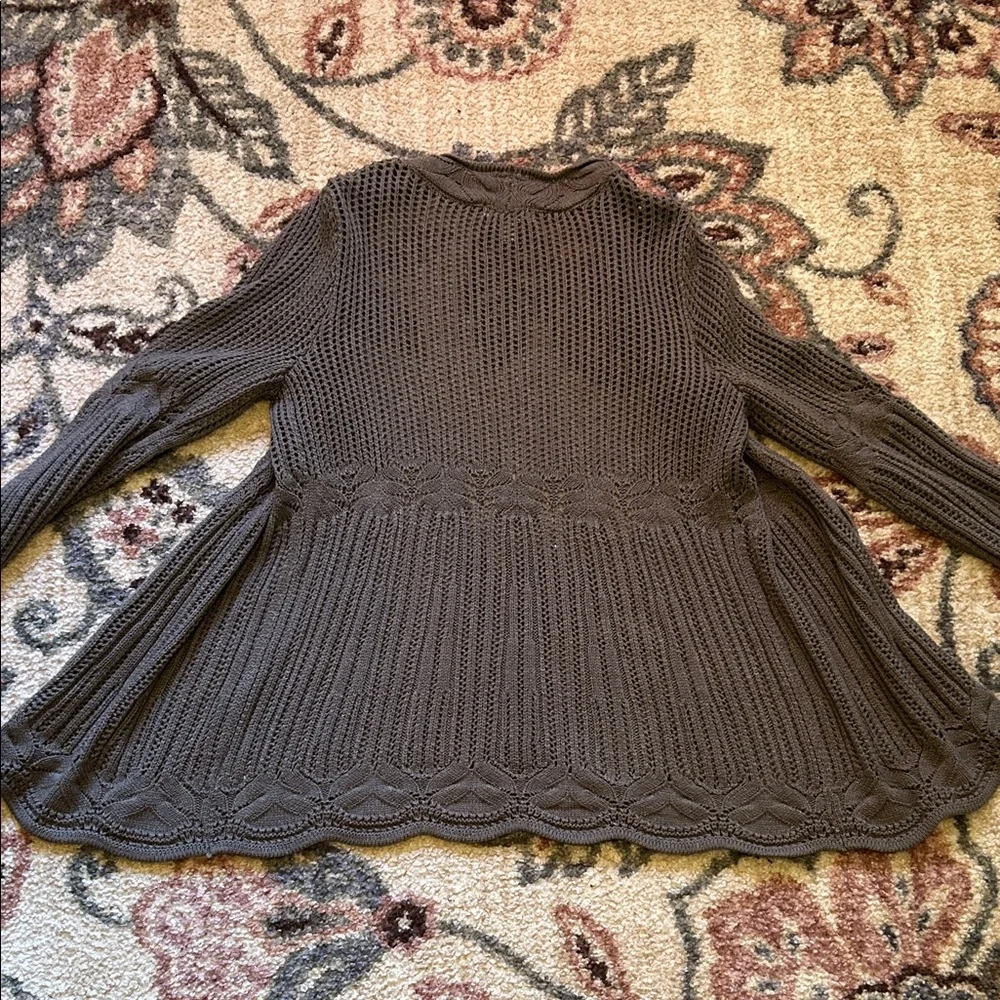 Women's Medium Dressbarn Open-Front Sweater - Picture 5 of 5